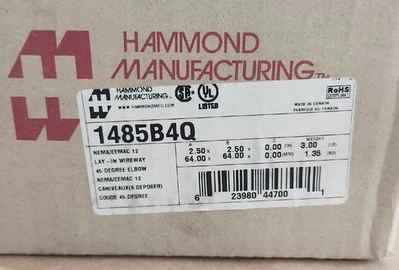 NEW Hammond Manufacturing 1485B4Q