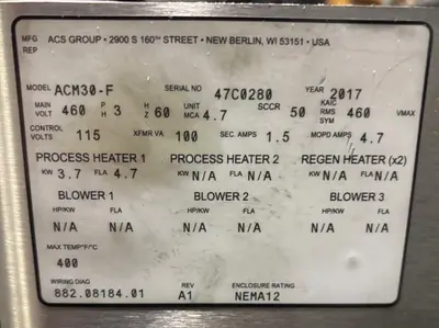 USED 2017 AEC ACM30-F
