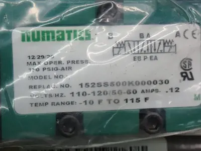 USED NUMATICS 152SS500K000030
