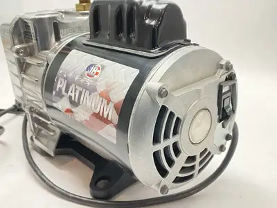 USED JB INDUSTRIES PLATINUM REFRIG EVACUATION VACUUM PUMP 3 CFM