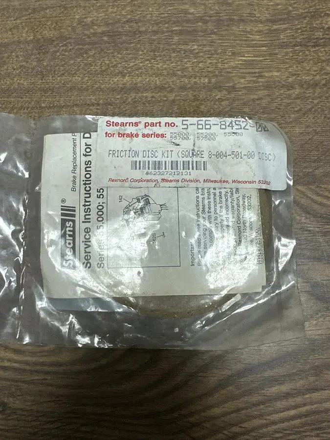 Used STEARNS 5-66-8452-00 Miscellaneous Equipment (Electrical & Power) | Surplus Asset Holdings #1196555
