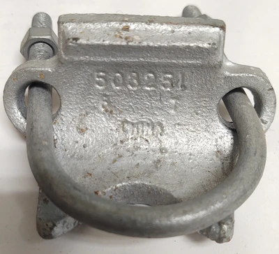🔥 New (6 PCS) Conduit Clamp, 1-1/2", Malleable Iron, Right Angle 503251
