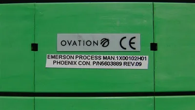 Emerson / Phoenix Contact 1X00102H01 Ovation Power Distribution Module Rev. 09 Used