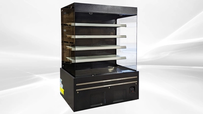 171-0306 60" Vertical Open Air Self Contained Display Cooler