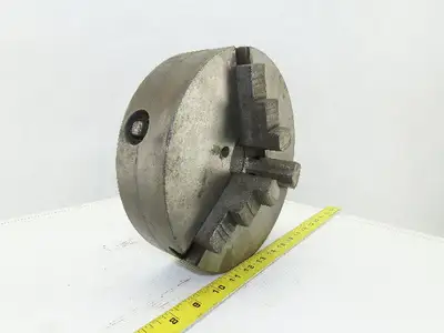 9" Dia. x 2-1/2" ID Self Centering 3 Jaw Lathe Chuck