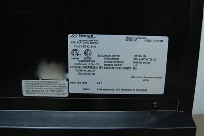 142-0808 Structural Concepts Grab & Go Self Contained Display Cooler COU2765R
