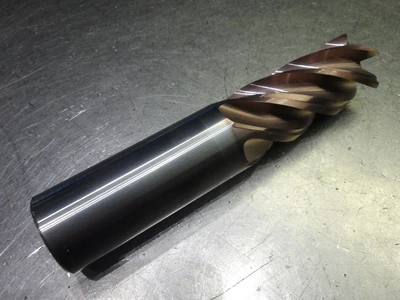SGS 25mm 5 Flute Carbide CR Endmill 25mm Shank 1mm R TM Coated 47085 (LOC2238A)