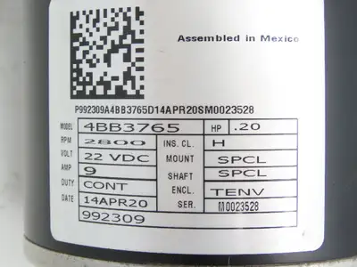 JLG 3160323 Direct Drive DC Motor W/Gearbox 22V 2800rpm 10MSP Stock Picker
