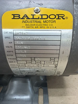 USED Baldor 48BK7101BP