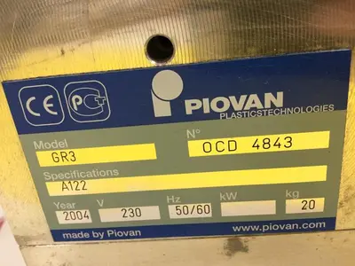 USED PIOVAN GR3
