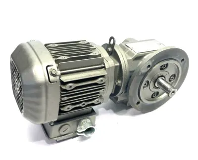 USED SEW-EURODRIVE RIGHT ANGLE GEARMOTOR, 35.1 GEAR RATIO, 3-PHASE
