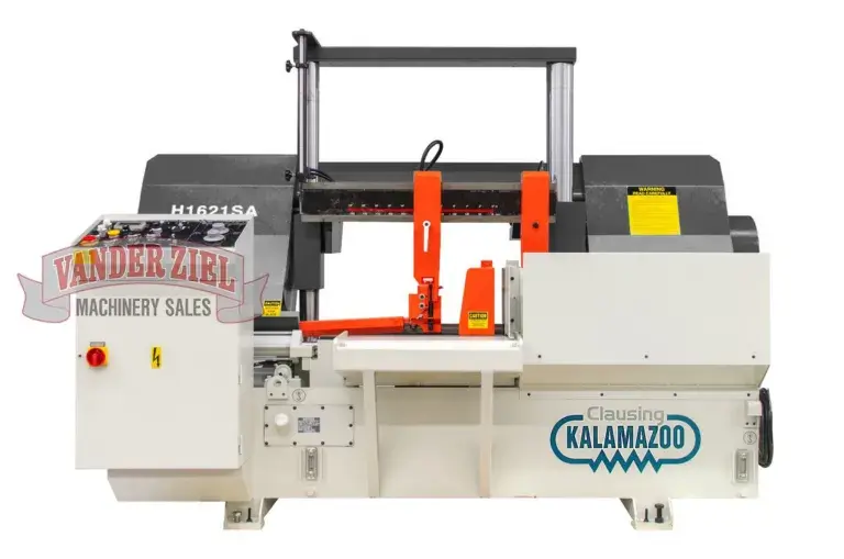 New | in-Stock CLAUSING H1621SA Horizontal Band Saws Michigan US | Vander Ziel Machinery Sales #482397