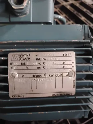 LEROY SOMMER LS71P A.C. Motors | ESS Industrial Equipment Sales (6)