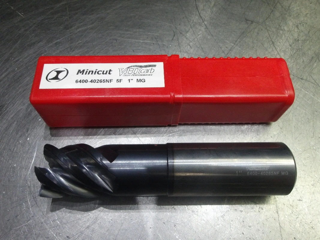 Minicut/VHIcarb 1" 5 Flute Carbide CR Endmill 1" Shank 6400-40265NF (LOC3390)