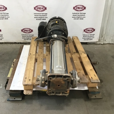 Grundfos A96523763-P10751197 Vertical Multistage Centrifugal Pump 3521RPM 60Hz