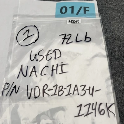 Used Nachi VDR-1B-1A3-U-1146K Hydraulic Pumps California US | Davliegogo LLC #1705498