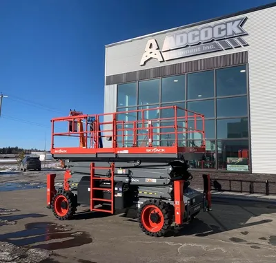 New | in-Stock 2026 SKYJACK SJ9243 RT ROUGH TERRAIN SCISSOR LIFT Scissor Lifters Alberta CA | Adcock Equipment #1417673