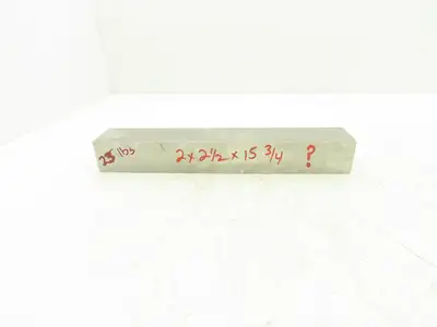 Steel Ground Flat Bar Stock 2-1/8" x 2-1/2"x 15-3/4"