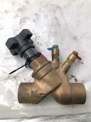 Mepco 1-1/2″ Sweat Bronze Balancing Valve DN32