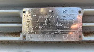 USED GENERAL ELECTRIC 25HP