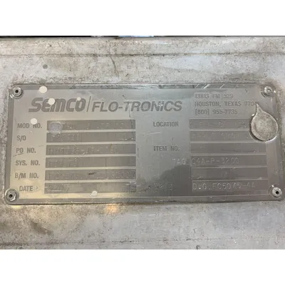 Used 10" Stainless Steel Flo-Tronics Rotary Airlock Feeder Valve