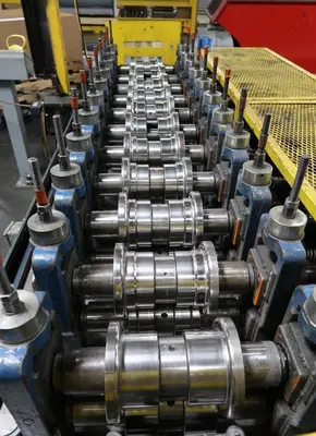 11 STAND X 1.5" ARDCOR MODEL #M10E-R U-JOINT DRIVE ROLLFORMER 12" ROLL SPACE: STOCK #20798