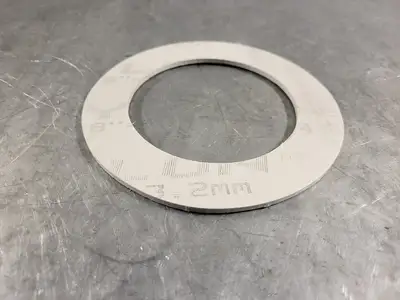 Gylon 3-1/4" x 1/8" Ring Gasket