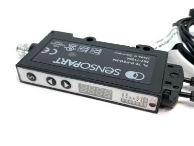 New | in-Stock Sensopart Digital Fiber Optic Sensor 567-71004 w/ Fiber Optic Cable Photoelectric Sensors Michigan US | Maverick Industrial Sales #1402489
