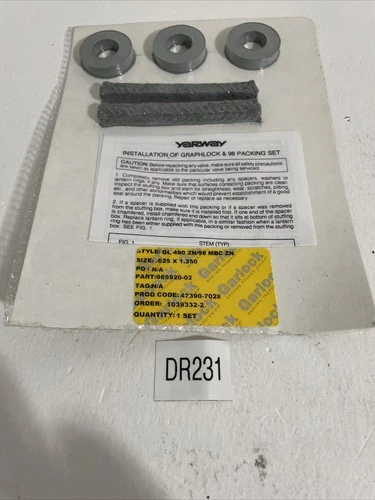 NEW Yarway 965920-02