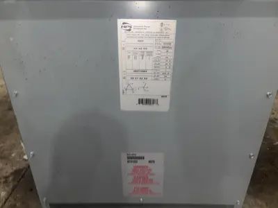 40 KVA HAMMOND POWER 460 <-> 460y/266V VOLT ELECTRICAL TRANSFORMER: YOBRO #24139