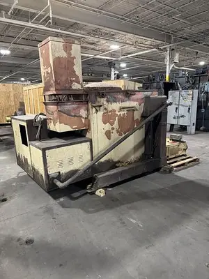 USED 2001 THERMTRONIX GAS FIRED TILTING FURNACE GT-2000