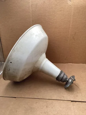 Vintage white Porcelain 18” Barn warehouse Light Shade