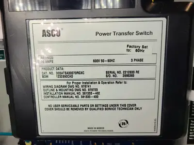 NEW ASCO D03ATSA30070RGXC