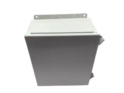 Used Hoffman Continuous Hinge Enclosure w/ Clamps 55420 PAINTED WHITE Electrical Boxes Michigan US | Maverick Industrial Sales #1436949
