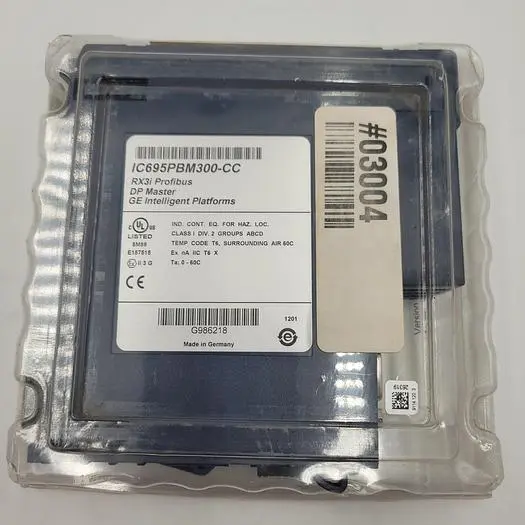 New | in-Stock GE GE IC695PBM300-CC RX3I PROFIBUS DP MASTER GE INTELLIGENT PLATFORMS - SEALED IN ORIGINAL PACKAGING PLC Input & Output | ND Industrial Surplus #1221801