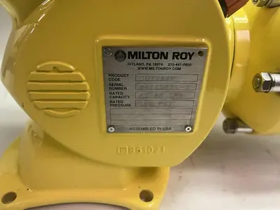 New | in-Stock MILTON ROY SD7282P Pumps (Metering) Ohio US | Surplus Asset Holdings #1553619