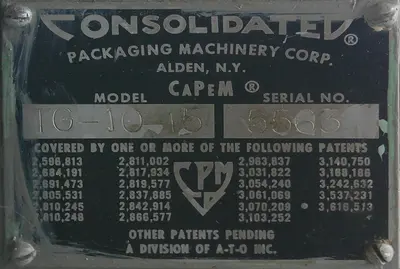 USED CONSOLIDATED TG10-15