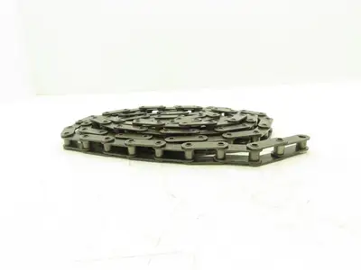 C-2050 Double Pitch Hollow Pin Roller Chain Conveyer 1.25" 10 Ft Length