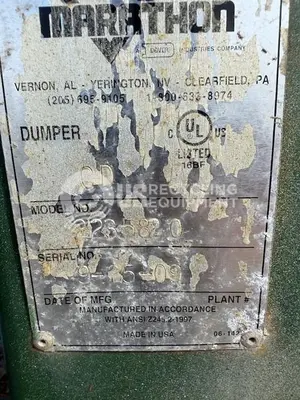 USED 2009 MARATHON CART DUMPER