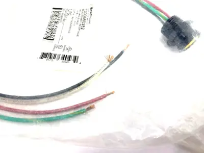 USED WOODHEAD, BRADPOWER CIRCULAR RECEPTACLE ASSEMBLY MC 4-POLE MALE