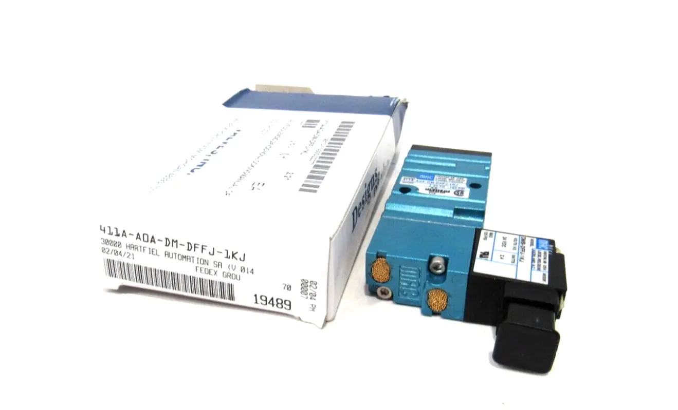 NEW MAC VALVES 411A-A0A-DM-DFFJ-1KJ SOLENOID VALVE 411AA0ADMDFFJ1KJ