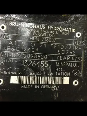USED BRUENINGHAUS HYDROMATIK LA10VO71FE1D/31RPSC12K04-SO762