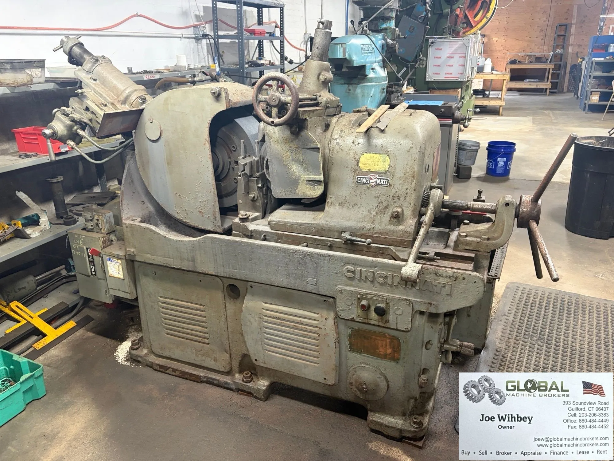 Cincinnati 2MB/2L40 Heavy Duty Centerless Grinder With Coolant Pump and Tank