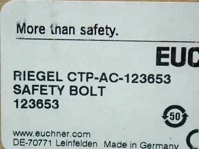New | in-Stock EUCHNER RIEGELCTPAC123653 Relays & Switches | HGR 24 #739496