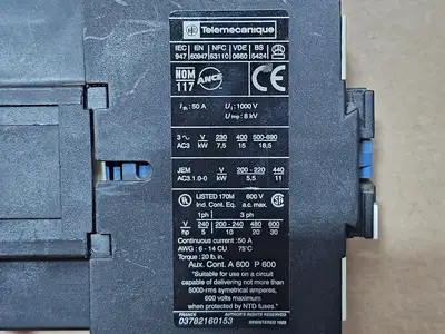 Used TELEMECANIQUE LC1D3210 Switchgears British Columbia CA | Lenmark #1438427