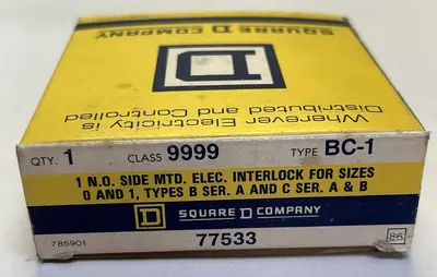 USED SQUARE D 9999BC-1