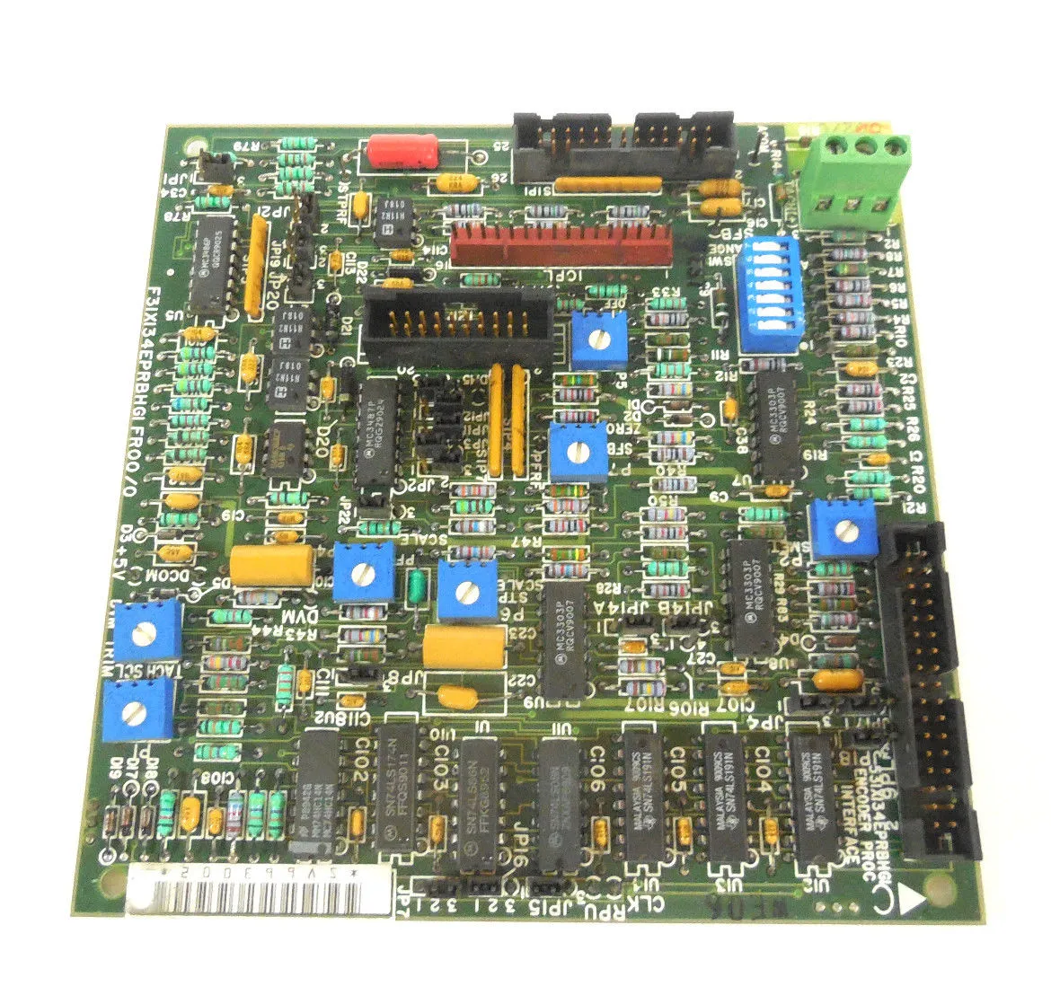 USED GENERAL ELECTRIC F3IXI34EPRBHGI FR00/0 PC BOARD F3IXI34EPRBHGI