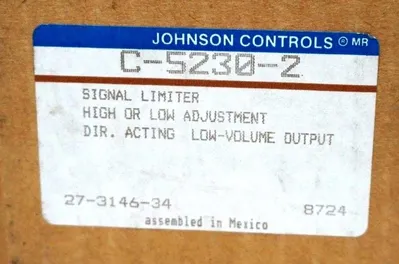 NEW JOHNSON CONTROLS C-5230-2 SIGNAL LIMITER C52302