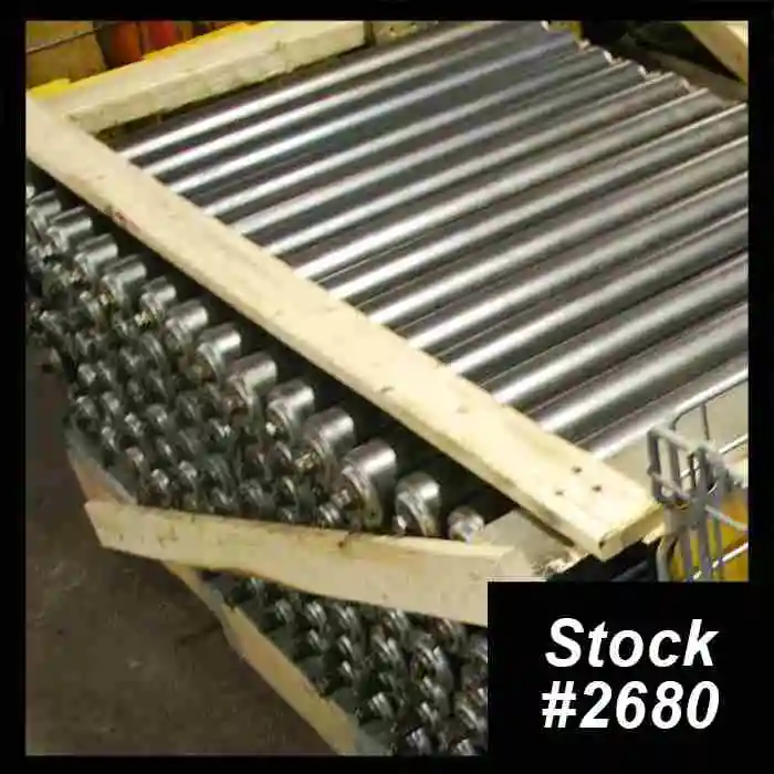 NEW Conveyor Rollers (160 qty.) – 26″ L x 2.56″ Dia., 11/16″ Hex Shaft