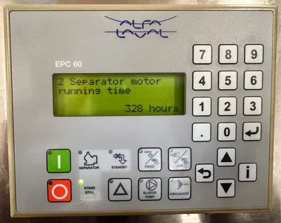 Alfa-Laval LAPX 404 SGP-31G/GC CLARA 20 HF clarifier skid, 316L SS.